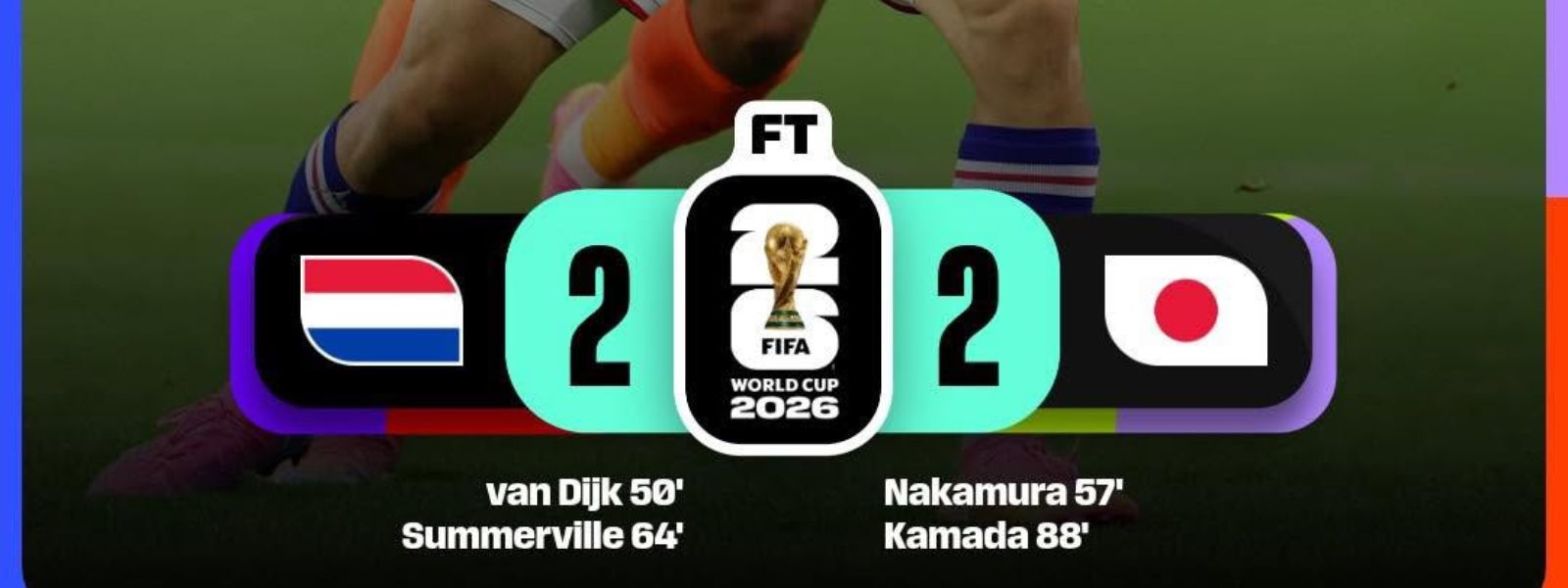 Last-Gasp Kamada Goal Stuns Oranje in FIFA WC